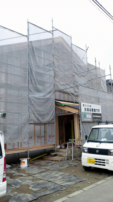 U様邸「清澄町の家」 工事中です。_f0150893_19171485.jpg