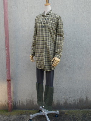 TAKIZAWA NARUMIシルクコットンのシャツワンピース_e0122680_1933789.jpg