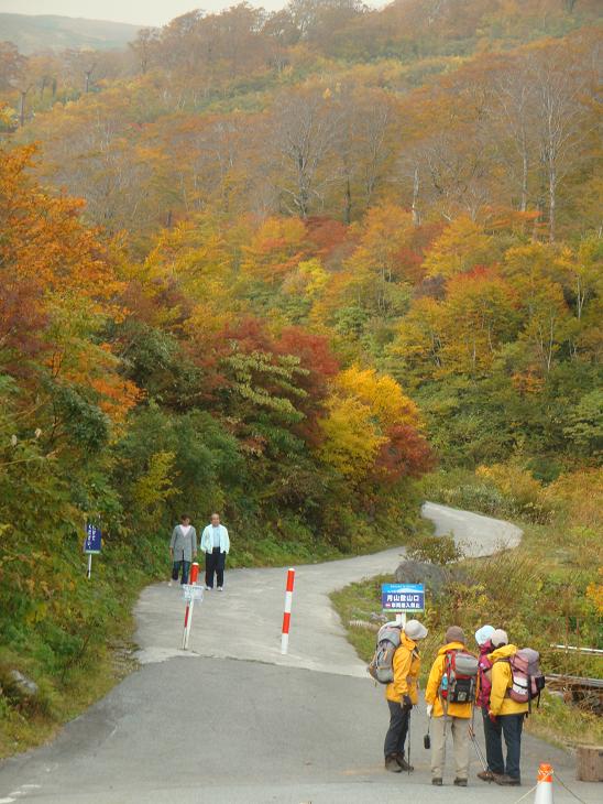 月山の途中まで　紅葉狩り_f0075595_0441548.jpg