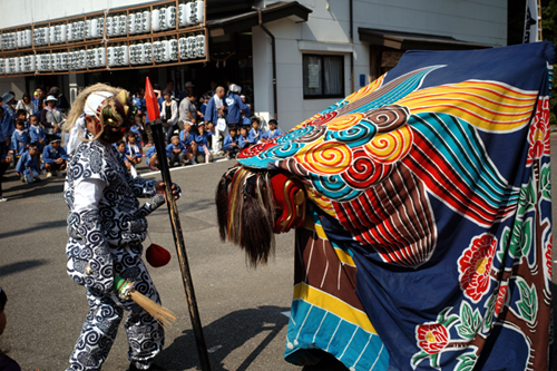 111012 獅子舞 柿本神社_b0129659_8311317.jpg
