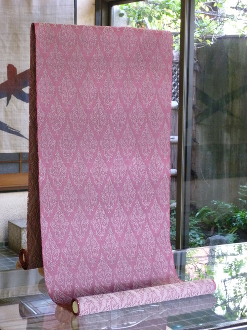 勝山健史 帯 『トルファン』 <工芸帯地 洛風林の帯>_d0159384_1423534.jpg