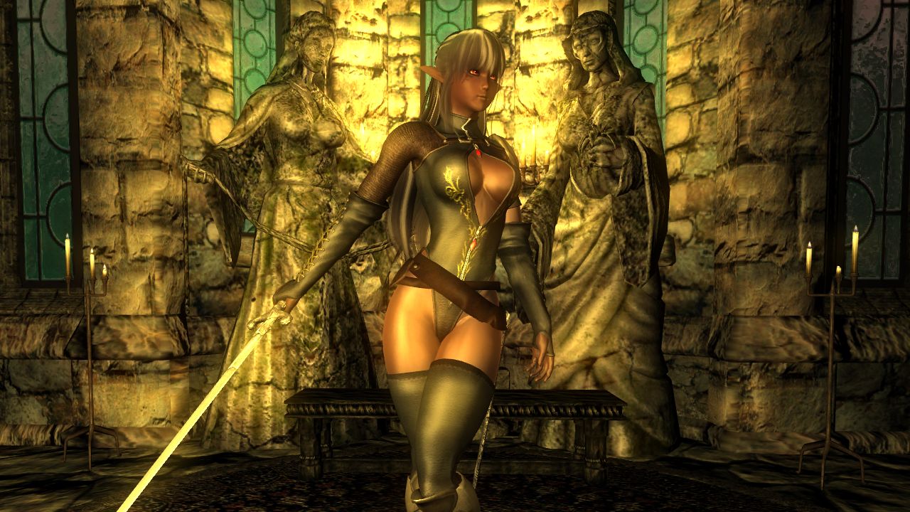 Tes4 Oblivion 盗賊ギルド 見えない目を向ける Monochrome 白と黒の世界