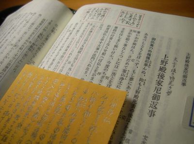 上野殿後家尼御返事_c0180341_66645.jpg