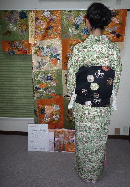 三周年、帰国されたばかりのお客様・着物文化祭_f0181251_16503579.jpg