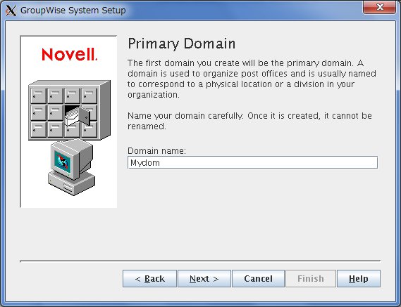 Novell GroupWise 8 を試してみる_a0056607_9521655.jpg