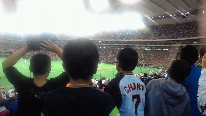 子供達に夢を〜プロ野球観戦in東京ドーム〜　⑩_f0227120_184460.jpg