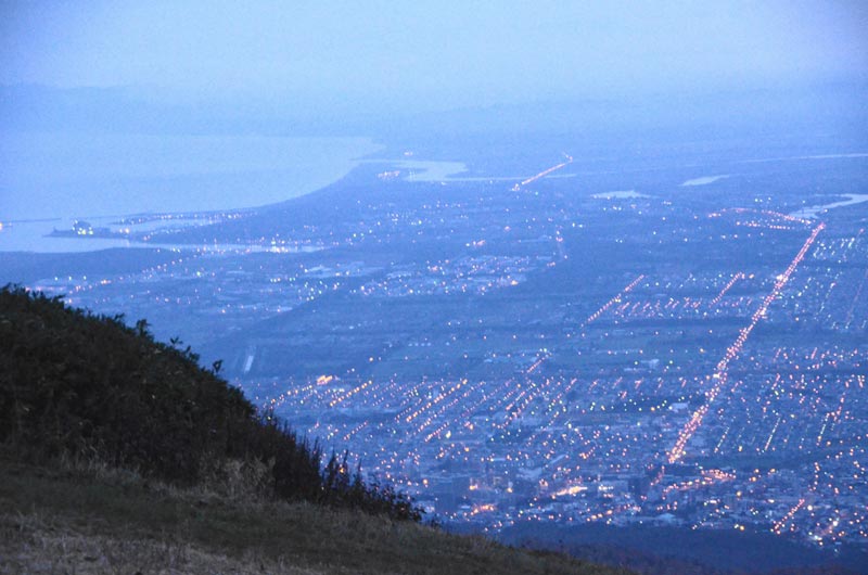 手稲山からの夜景 フットパス 手稲山からの夜景 フットパス