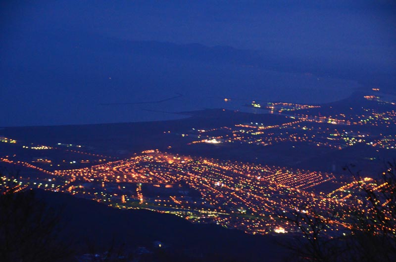 手稲山からの夜景 フットパス 手稲山からの夜景 フットパス