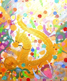 2012/1/4-9 エレマリア展 「幸運の龍たち＆天使たち