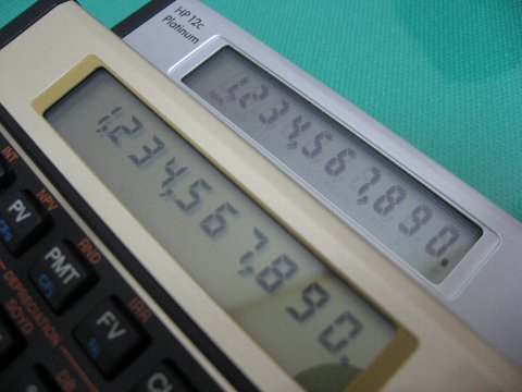 HP 12c Platinumと30th Anniversary Editionの比較 : モナー課長 HP 12c Platinumと30th Anniversary Editionの比較 : モナー課長
