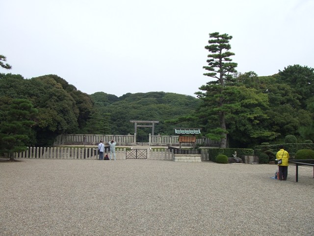 Exercise around the Nintoku Mausoleum, the largest graveyard in the world_e0046748_23361960.jpg