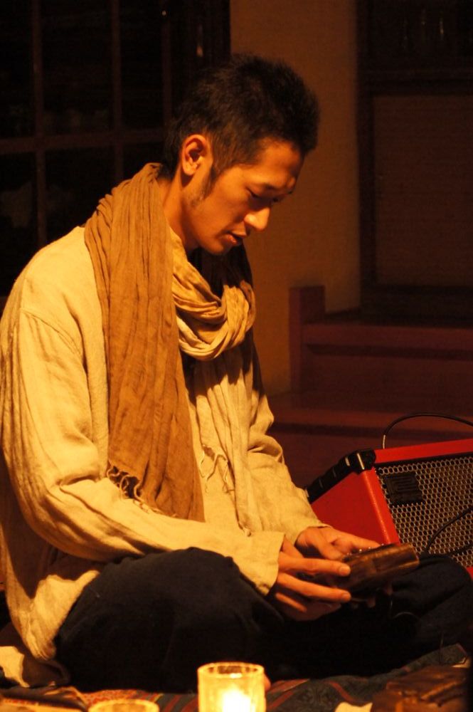 10月15日 月夜の音楽会 Sage kalimba!!!_f0235376_10535948.jpg