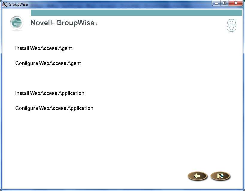 Novell GroupWise 8 WebAccess を試してみる_a0056607_13424590.jpg