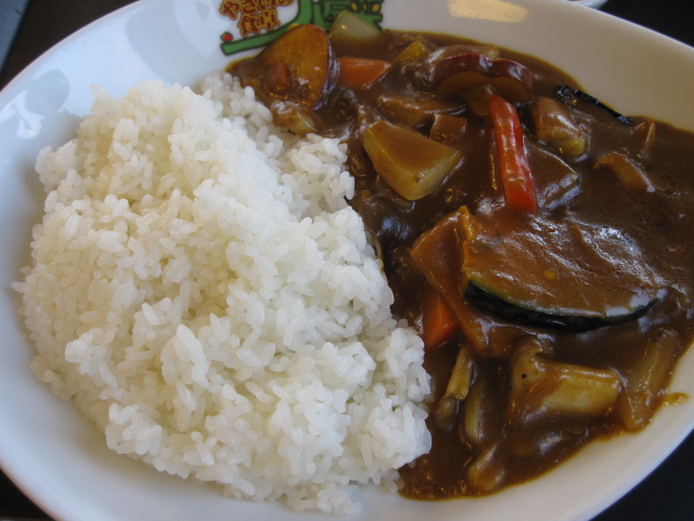秋野菜カレー¥730@道の駅八王子滝山_b0042308_22192837.jpg