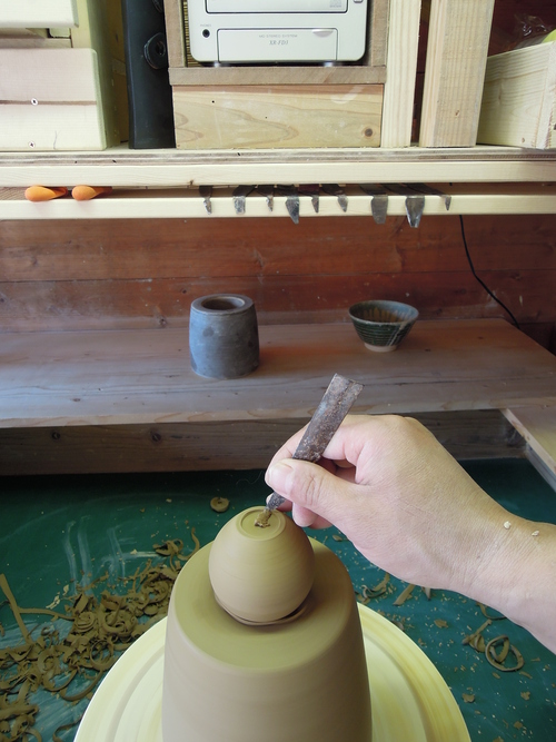 湿台作りと削り作業_d0195183_2333584.jpg