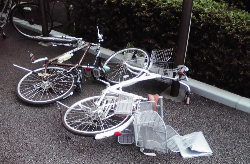 10 19 自転車を倒さぬ術はないものか バイオマスおやじの日々