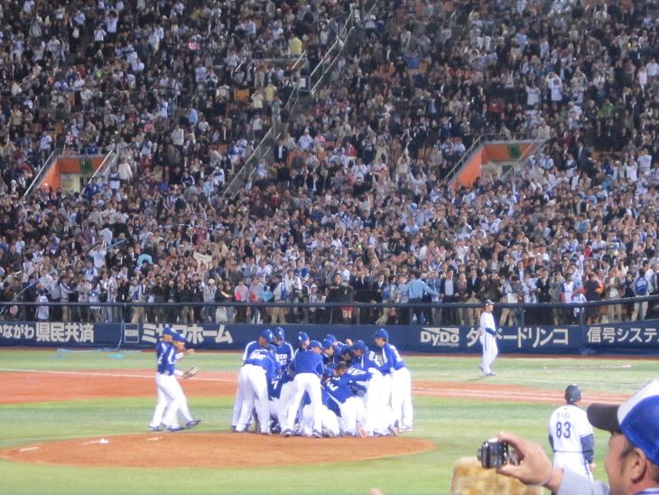 中日ドラゴンズ セ・リーグ優勝！ 横浜スタジアムで立ち会ってきました