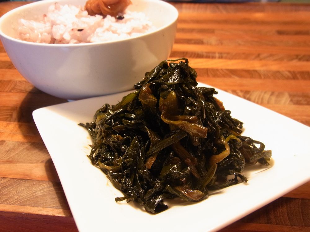 「ニラの佃煮」_a0214374_12493824.jpg