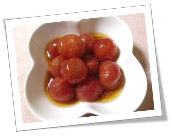 「ミニトマト簡単１品-麺つゆゴマ味＆ハチミツレモン味-」_a0214374_9303475.png