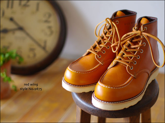 RED WING[レッドウィング] style No.9875 6inch CLASSIC MOC TOE