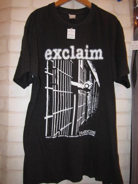 ハードコアexclaimバンドTシャツ/エクスクレイム 日本脳炎 ハードコアexclaimバンドTシャツ/エクスクレイム 日本脳炎