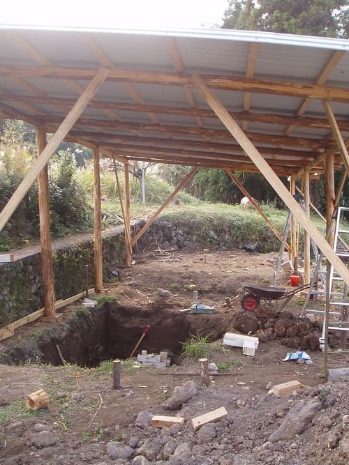 登り窯ができるまで 2.屋根作り Roof_d0247023_23405674.jpg