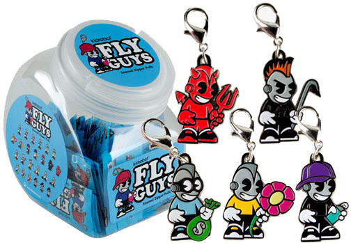 Kidrobot Fly Guys Enamel Zipper Pull Series_e0118156_18382685.jpg