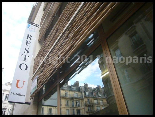 【学食RESTO U】リニュアール工事ほぼ終了(RUE MABILLON)PARIS_a0014299_19331397.jpg