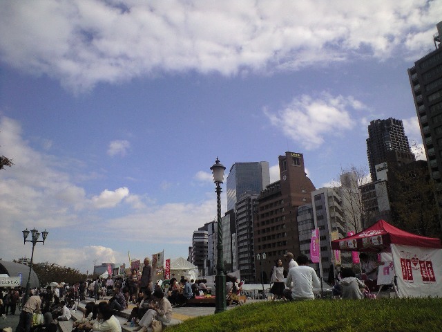 大阪マラソン自転車で試走 と 餅匠 しずく_a0194908_2356112.jpg