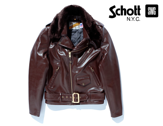 SWAGGER x Schott 618 LEATHER DOUBLE RIDERS : swagger fukuoka