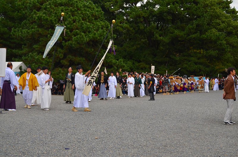 京都の三大祭「時代祭」が華やかに行われました。_e0237645_20153915.jpg