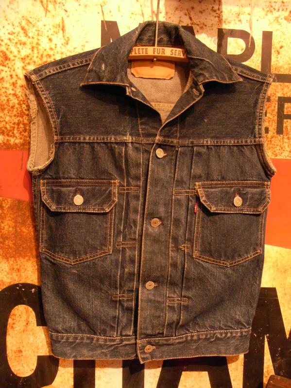 リーバイス　ベスト　507xx 古着 50年代 リーバイス Levis 507XX セカンド 2nd カットオフ