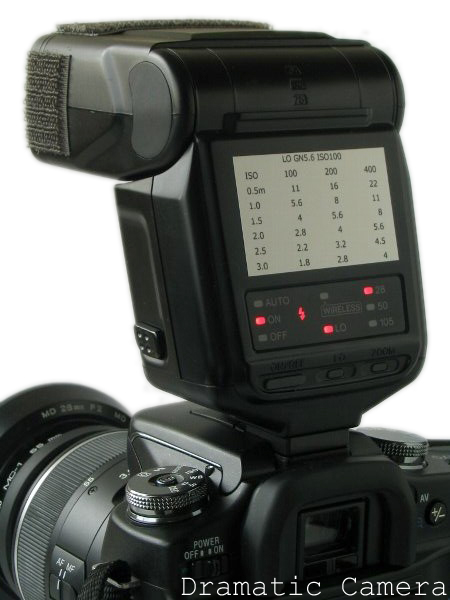 ソニーαデジタルに旧ミノルタ製ストロボ : ドラマチックカメラ