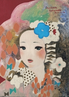 2011/11/23-28 進川桜子展 - 花飾りの少女達 - 【絵画】_e0091712_23315361.jpg