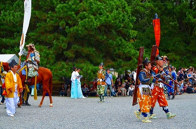 京都の三大祭「時代祭」が華やかに行われました。_e0237645_013596.jpg