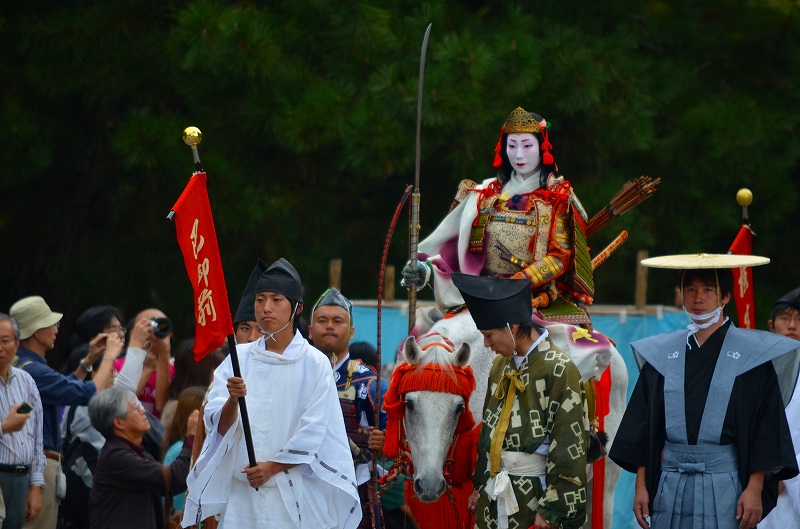 京都の三大祭「時代祭」が華やかに行われました。_e0237645_023171.jpg
