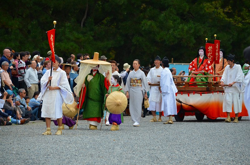 京都の三大祭「時代祭」が華やかに行われました。_e0237645_0234237.jpg