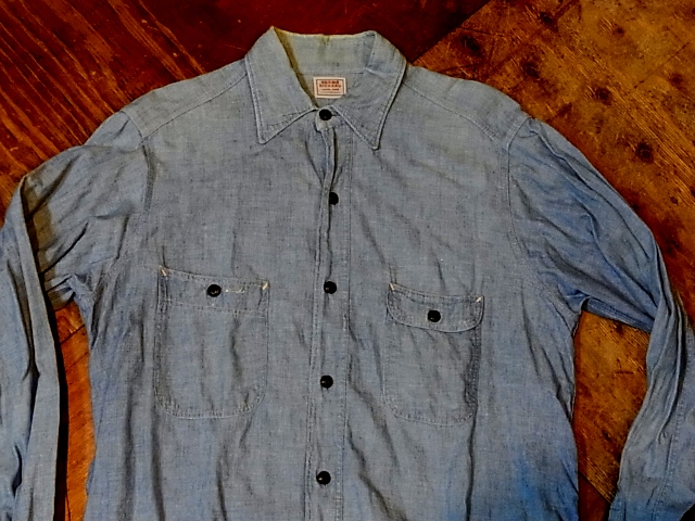 10/29(土)入荷! 40-50\'S ROOMY RICHARD シャンブレーシャツ!_c0144020_1472334.jpg