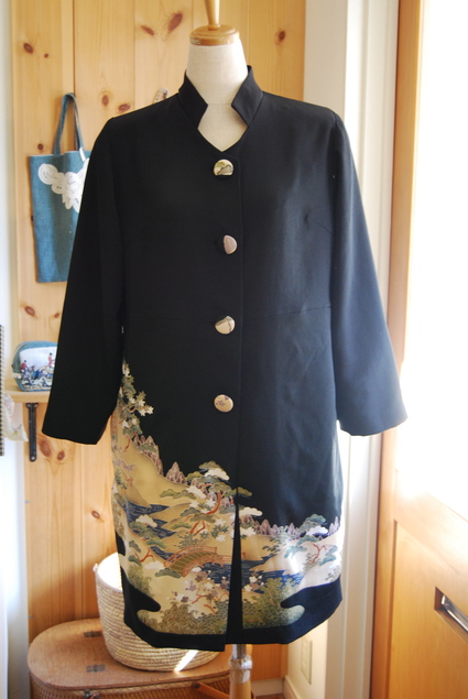 着物リメイク・留袖ロングジャケット_d0127925_1544620.jpg