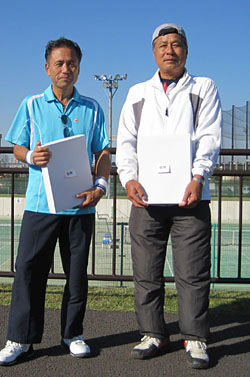 千葉市秋季ベテランテニス大会、優勝しました_a0151444_1123911.jpg