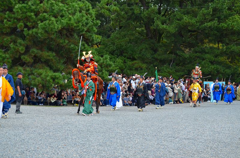 京都の三大祭「時代祭」が華やかに行われました。_e0237645_23499100.jpg