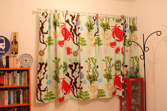 簡単タブカーテンの作り方 ビーズ フェルト刺繍pienisieniの旧ブログ