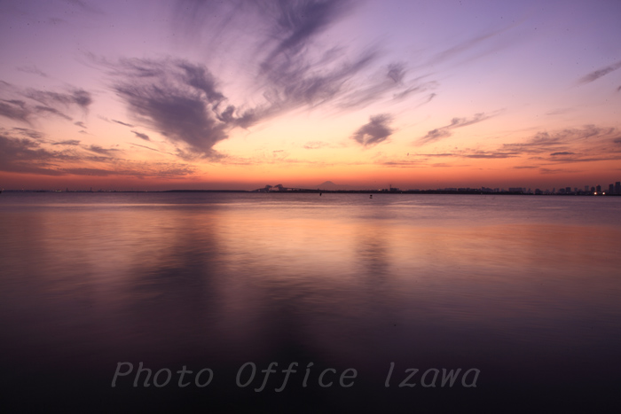 浦安から富士を望む夕景・・・_c0181958_065439.jpg