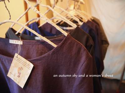 an autumn sky and a woman\'s dress _a0235880_182947.jpg