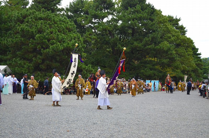京都の三大祭「時代祭」が華やかに行われました。_e0237645_11271523.jpg