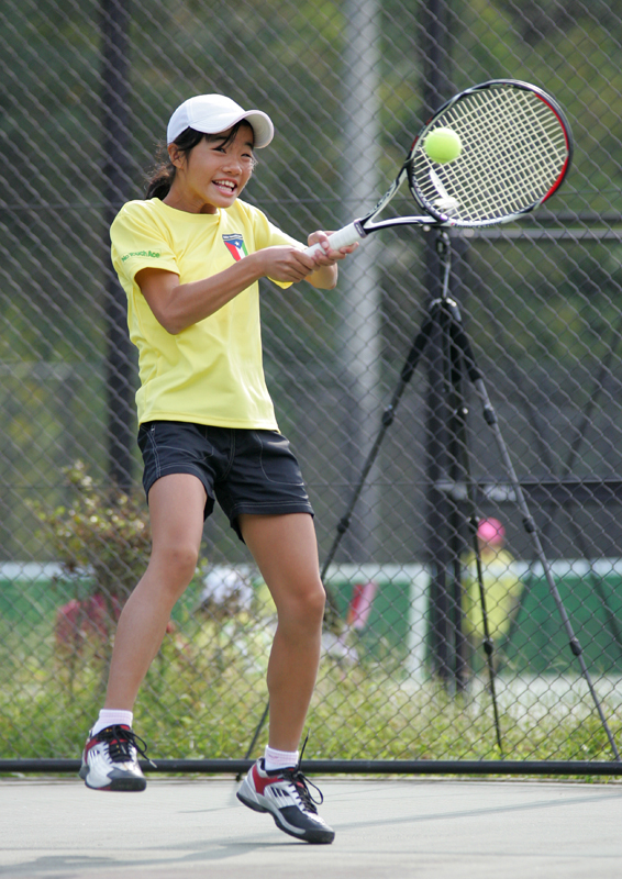 SINCE 1973 西高等学校 テニス部 エースをねらえ Tシャツ★山本鈴美香 12歳以下 女子 Kids-tennis Cup 17 福岡 : バンダナ君のBLOG
