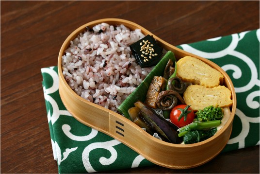 今日の主人わっぱ弁当 ヘルシーおかず Slowly Every Day