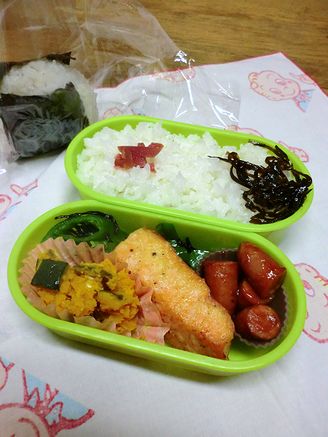 サーモンムニエル弁当_e0013727_712496.jpg