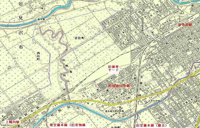岩見沢駅付近の室蘭本線の線路付け替え_f0078286_93569.jpg