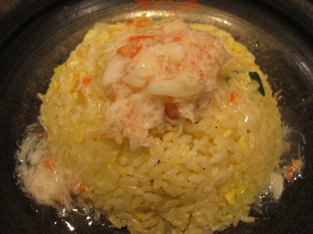 11/2夜勤明け かにチャーハンの店「モーニングかにかにチャーハン¥500」@立川_b0042308_14412294.jpg